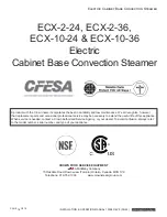 Preview for 16 page of Middleby Crown ECX-10-24 Installation & Operation Manual