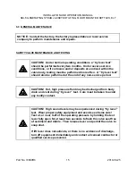 Preview for 15 page of Middleby CROWN ELT-100 Installation & Operation Manual