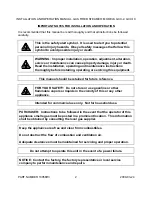 Preview for 2 page of Middleby Crown GCX-10 Installation & Operation Manual