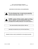 Preview for 2 page of Middleby CROWN SX-34EC Installation & Operation Manual