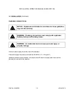 Preview for 10 page of Middleby Market Forge ECO-TECH PLUS ETP-10G Installation & Operation Manual