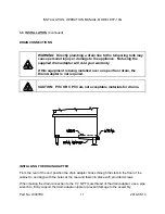 Preview for 11 page of Middleby Market Forge ECO-TECH PLUS ETP-10G Installation & Operation Manual