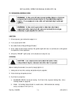 Preview for 14 page of Middleby Market Forge ECO-TECH PLUS ETP-10G Installation & Operation Manual