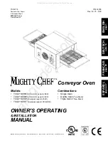 Middleby Mighty Chef TC021140035 Owner'S Operating And Installation Manual preview