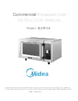 Preview for 1 page of Midea 1025F0A Instruction Manual