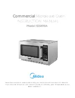 Midea 1034N1A Instruction Manual preview