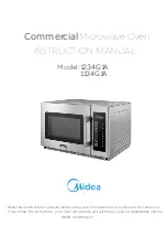 Midea 1134G1A Instruction Manual preview