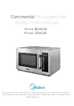 Предварительный просмотр 1 страницы Midea 1834G1A Instruction Manual