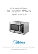 Preview for 1 page of Midea 1834G1F-BS Instruction Manual