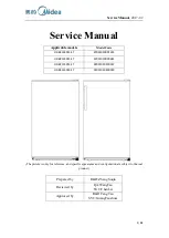 Предварительный просмотр 1 страницы Midea 22031010000481 Service Manual