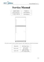 Preview for 1 page of Midea 22031020000113 Service Manual