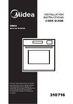 Preview for 1 page of Midea 310716 Installation Instructions & User Manual