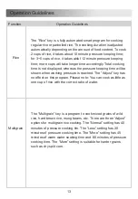 Preview for 14 page of Midea 350110 User Manual