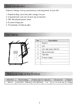 Preview for 6 page of Midea 350123 User Manual