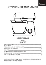 Midea 350142 User Manual preview