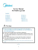 Preview for 1 page of Midea 60G SERIES Service Manual