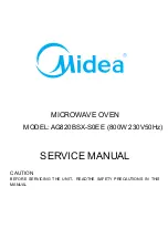 Preview for 1 page of Midea AG820BSX-S0EE Service Manual