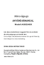 Предварительный просмотр 62 страницы Midea AG823ABX Instruction Manual