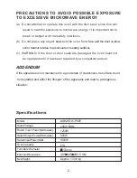 Preview for 2 page of Midea AG823E3C-P00E Instruction Manual