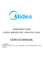 Preview for 1 page of Midea AM823AZI-P00C Service Manual