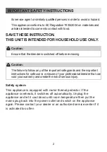 Preview for 3 page of Midea BL1192B User Manual