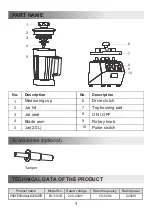 Предварительный просмотр 4 страницы Midea BL1192B User Manual