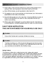 Preview for 3 page of Midea BL2516A User Manual