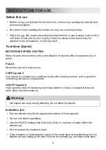 Preview for 7 page of Midea BL2516A User Manual