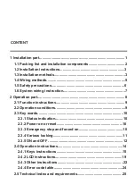 Preview for 3 page of Midea CCM30/BKE-A Nstallation & Owner’S Manual