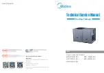 Midea ClimaCreator Series Technical & Service Manual предпросмотр