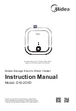 Midea D10-20VD Instruction Manual preview