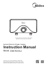 Midea DSK70035-J Instruction Manual предпросмотр