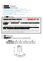 Preview for 3 page of Midea E60AEW1M19 Installation And Service Manual