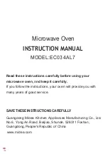 Midea EC034AL7 Instruction Manual preview