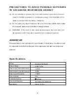 Preview for 2 page of Midea EG820CTB-PM0E Instruction Manual