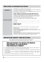 Preview for 2 page of Midea EM044KXA-GE Use & Care Manual