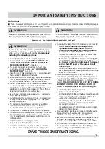 Preview for 3 page of Midea EM044KXA-GE Use & Care Manual