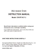 Preview for 1 page of Midea EM0P042MX Instruction Manual