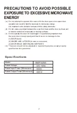 Preview for 2 page of Midea EM0P042MX Instruction Manual