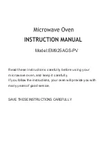 Предварительный просмотр 1 страницы Midea EM925AGS-PV Instruction Manual