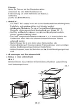 Предварительный просмотр 21 страницы Midea ESK 4875 IX Herd Manual