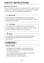 Preview for 3 page of Midea FP-92LFC100GMTH-W2 User Manual