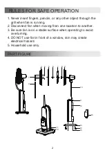 Предварительный просмотр 3 страницы Midea FS40-13QRA Owner'S Manual