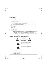 Preview for 2 page of Midea IM1800MD User Manual