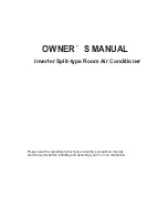 Предварительный просмотр 1 страницы Midea Inverter Split-type Room Air Conditioner Owner'S Manual