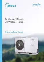 Midea M-thermal Mono Quick Installation Manual preview