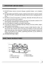 Preview for 3 page of Midea M3SC1715-B User Manual