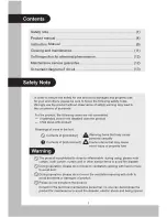 Preview for 2 page of Midea MAF-CN20A User Manual