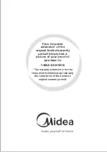 Предварительный просмотр 28 страницы Midea MAW Series User Manual