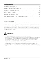 Preview for 2 page of Midea MAW08HV1CWT User Manual